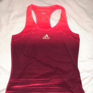 Rare Multicolor Neon Adidas Racerback Tank